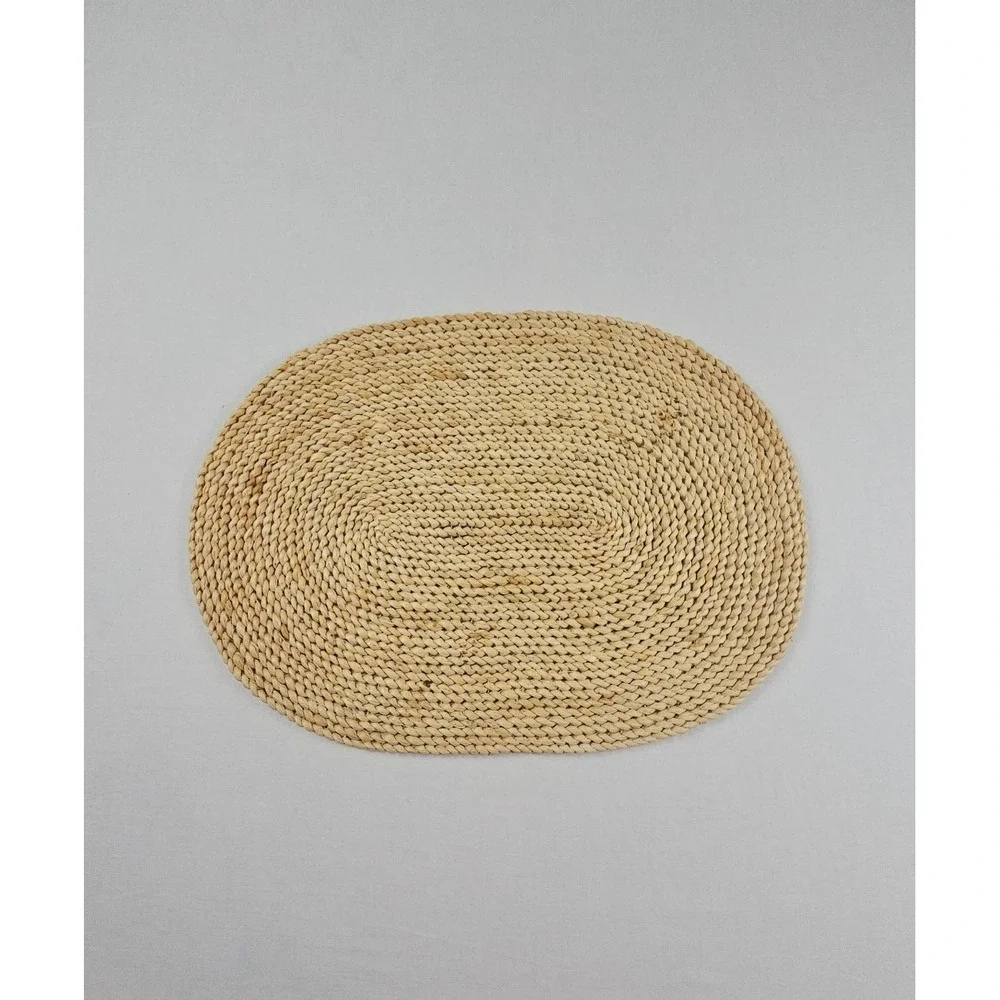 5‎ Vintage Boho Seagrass Hand Woven Placemats Chargers 17.5